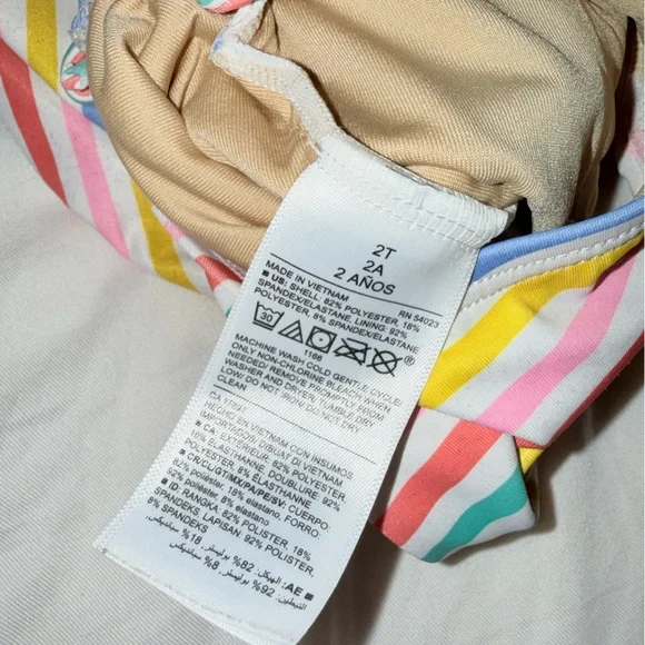 Old Navy Multicolor Striped Kids Swimwear - Picture 3 of 3